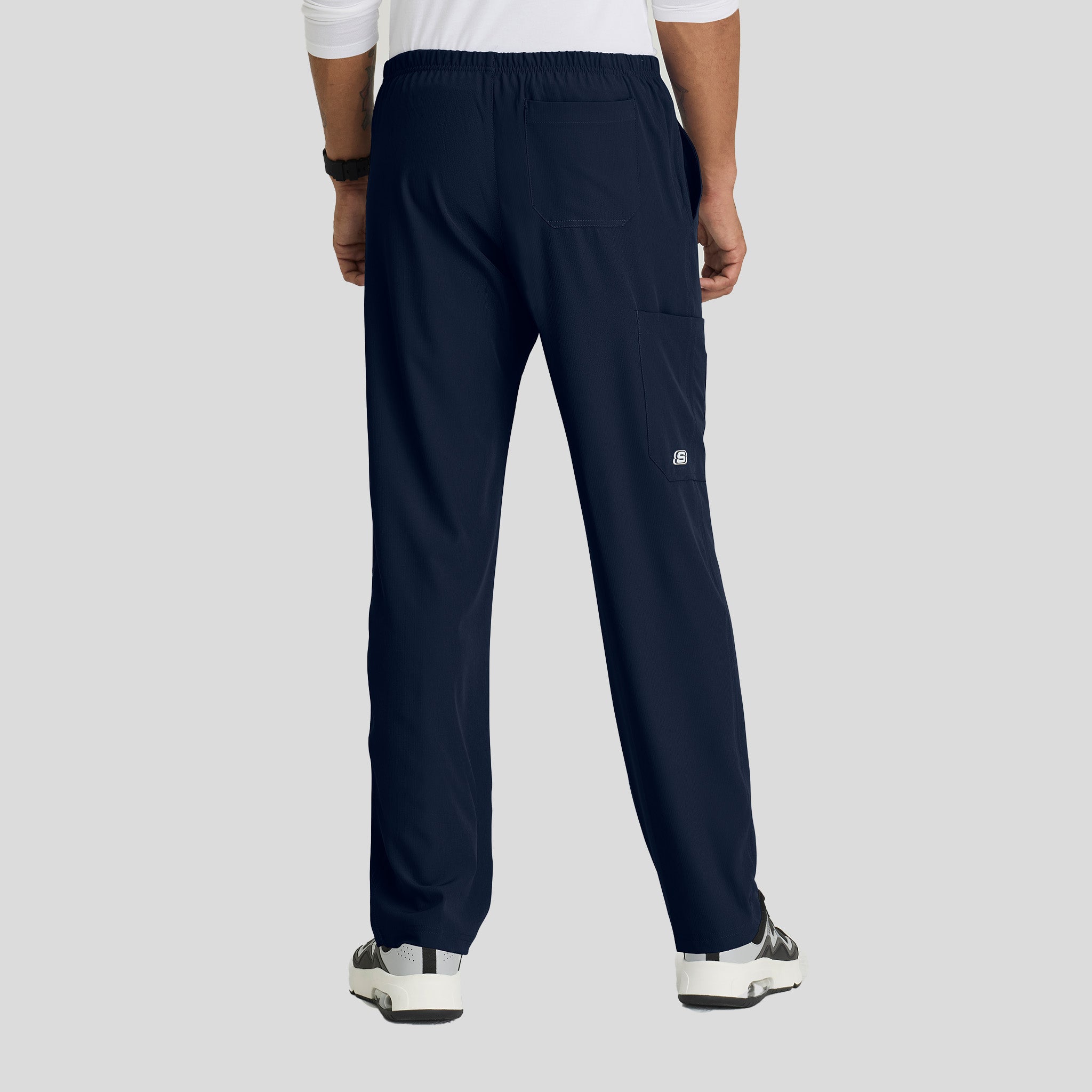 Men's Structure 4-Pockets Zip-Fly Scrub Pant | Navy