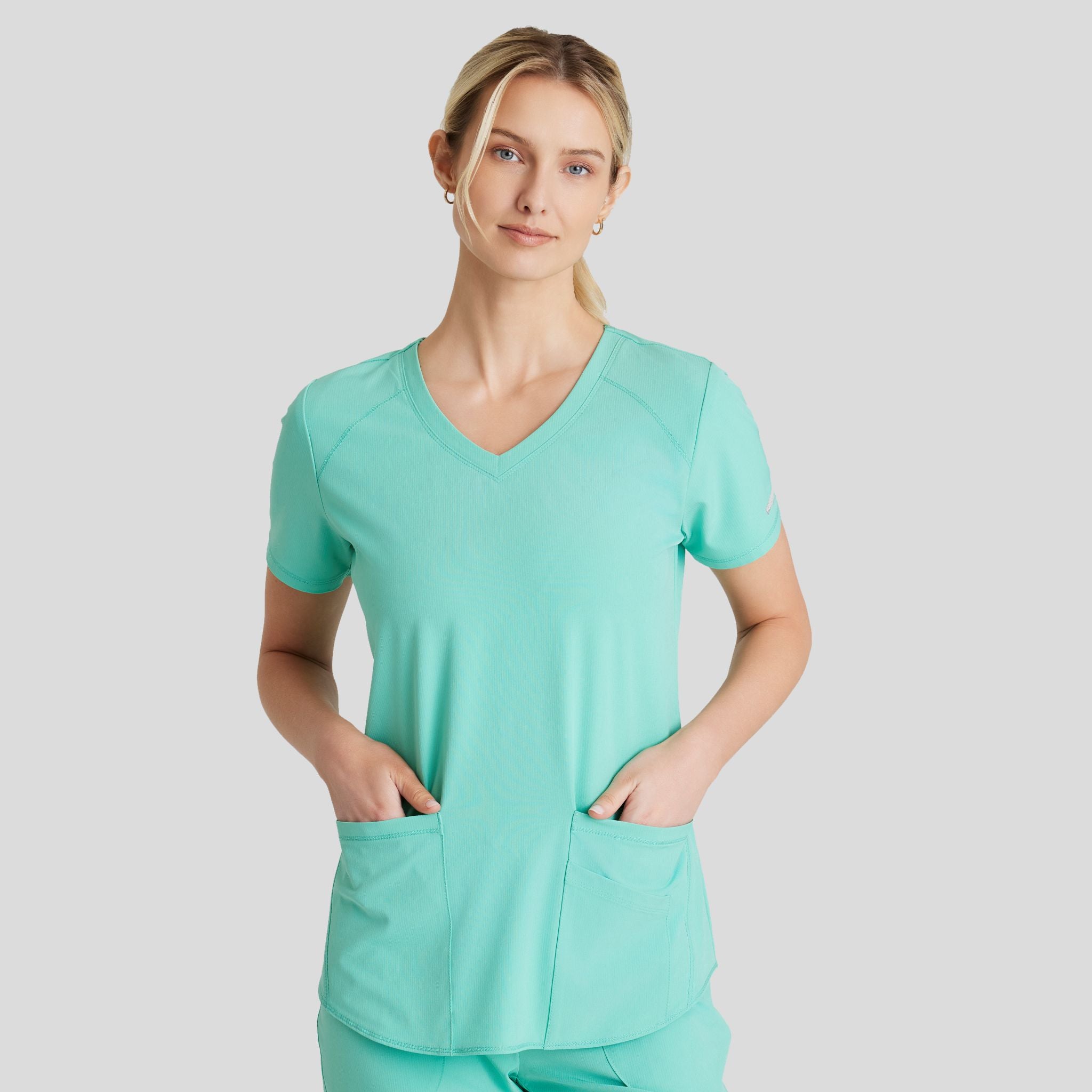 Breeze Scrub Top | Light Jade