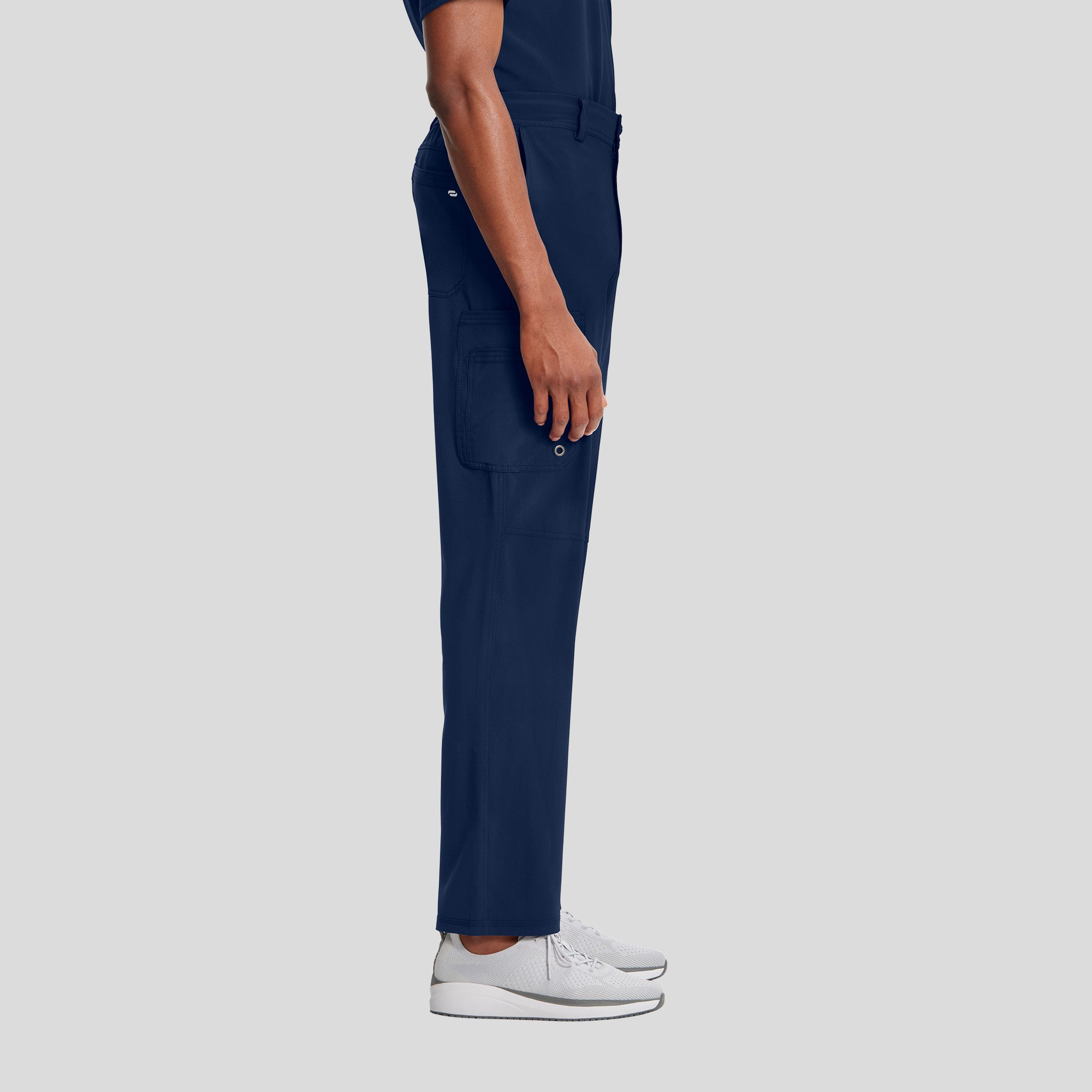 Men's Zip Fly Cargo Scrub Pant | Navy