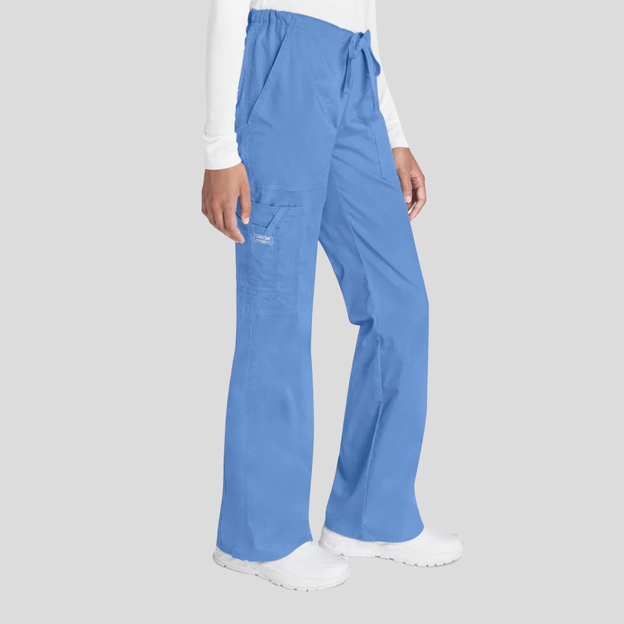 Flare Leg Drawstring Scrub Pant | Ciel