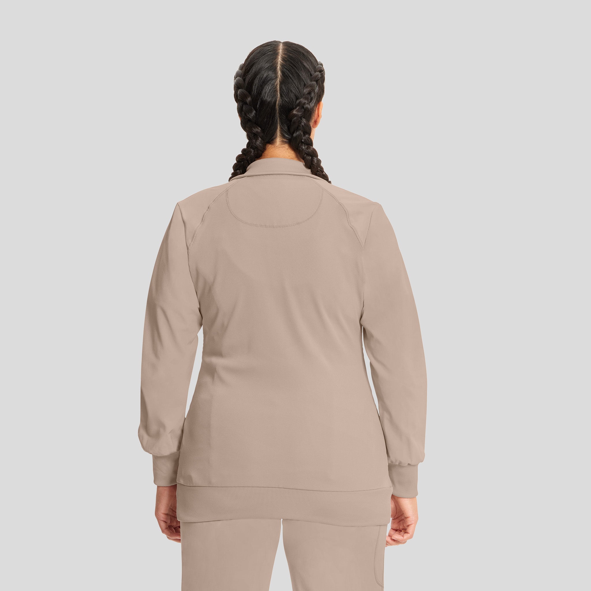 Women's Zip Front Warm-Up | Khaki