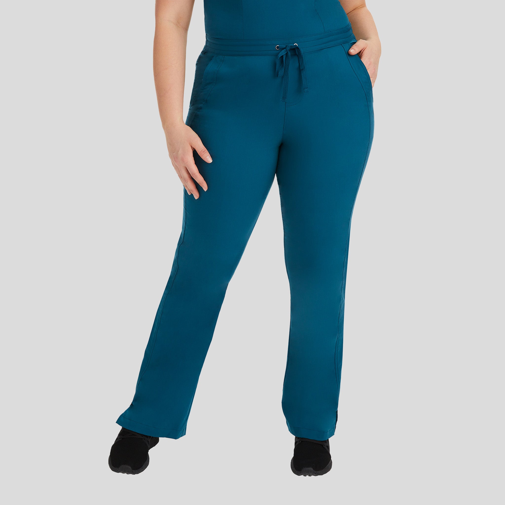 Taylor Elastic Waist Drawstring Scrub Pant | Caribbean