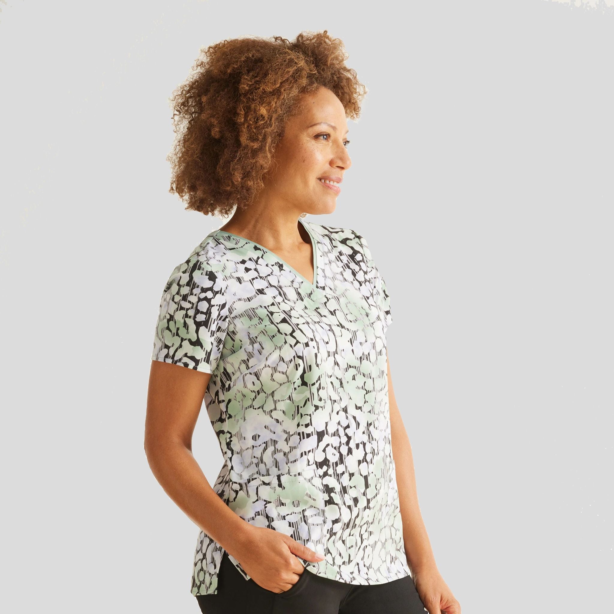 Amanda Transitional Skin Print Top