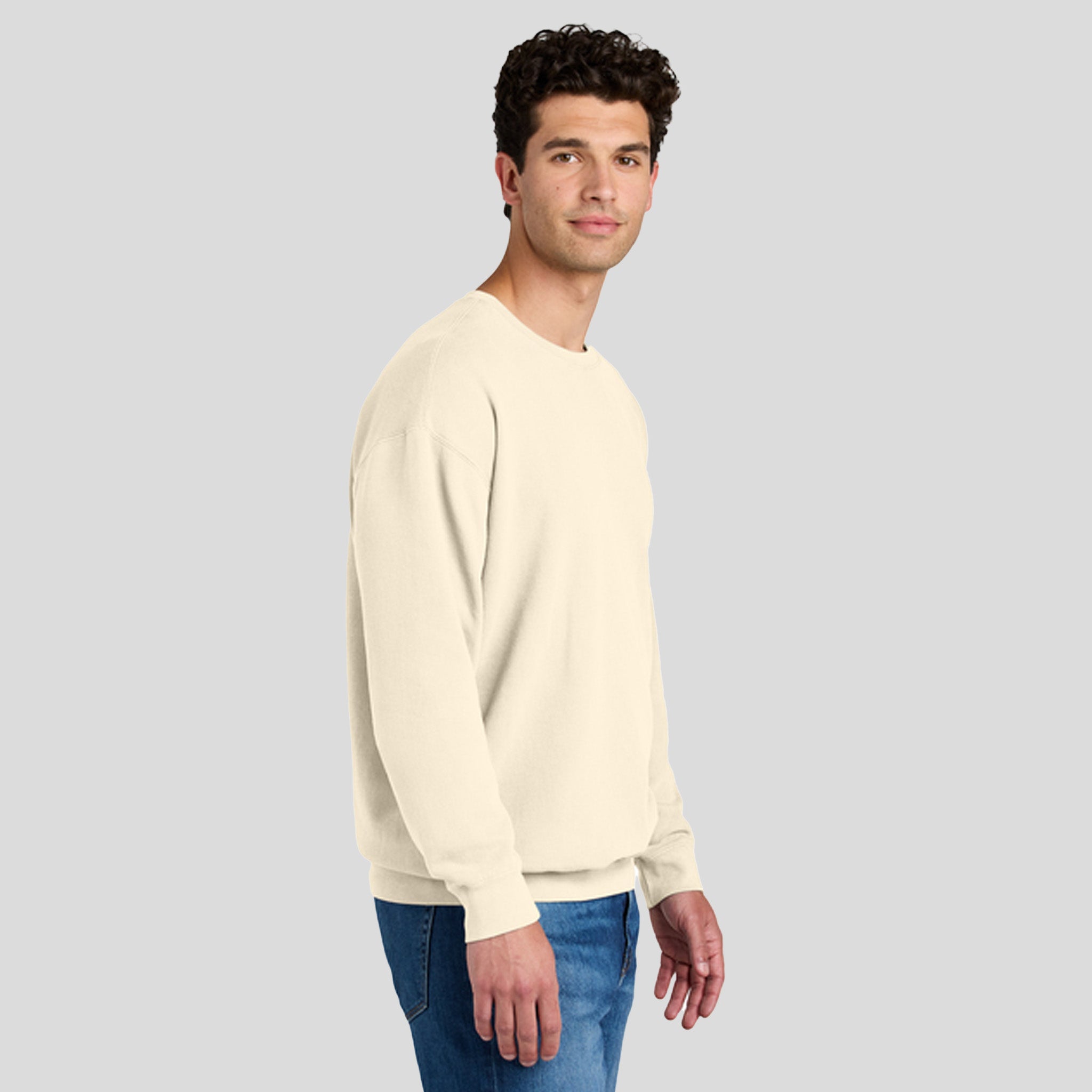 Lightweight Crewneck Sweatshirt | Ivory
