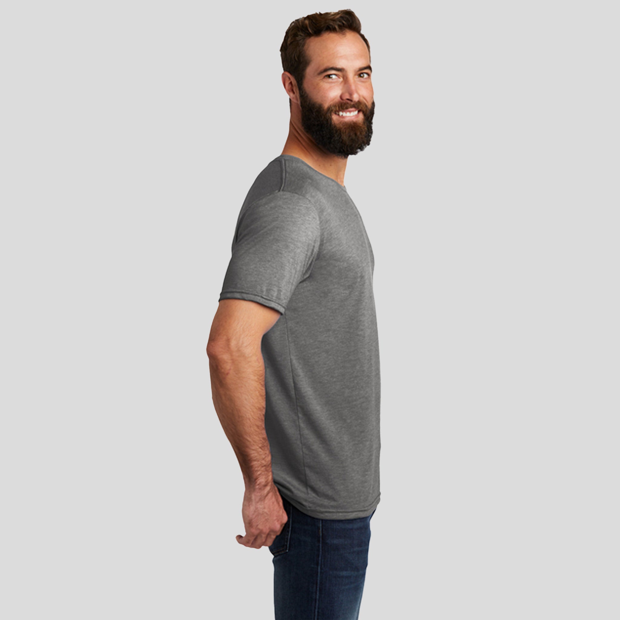 Unisex Tri-Blend Tee | Aluminum Grey