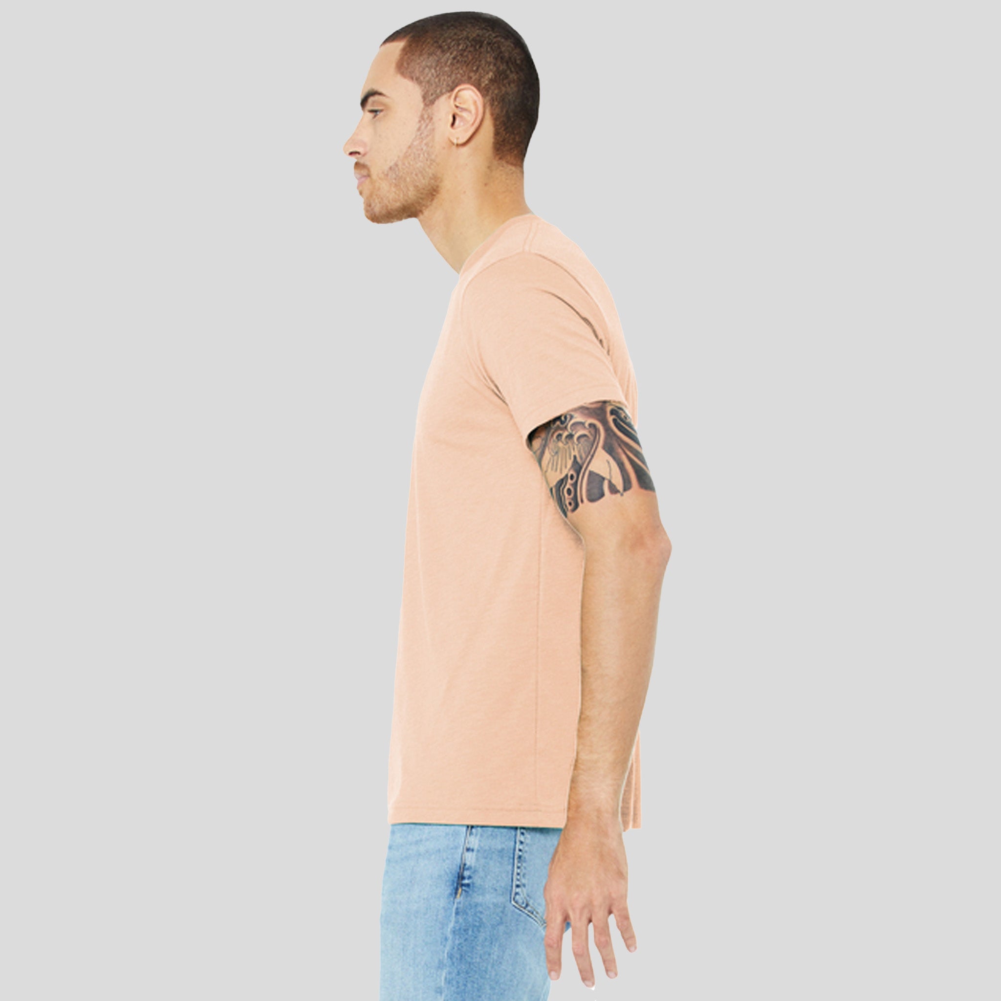 Unisex Triblend Short Sleeve Tee | Peach Triblend
