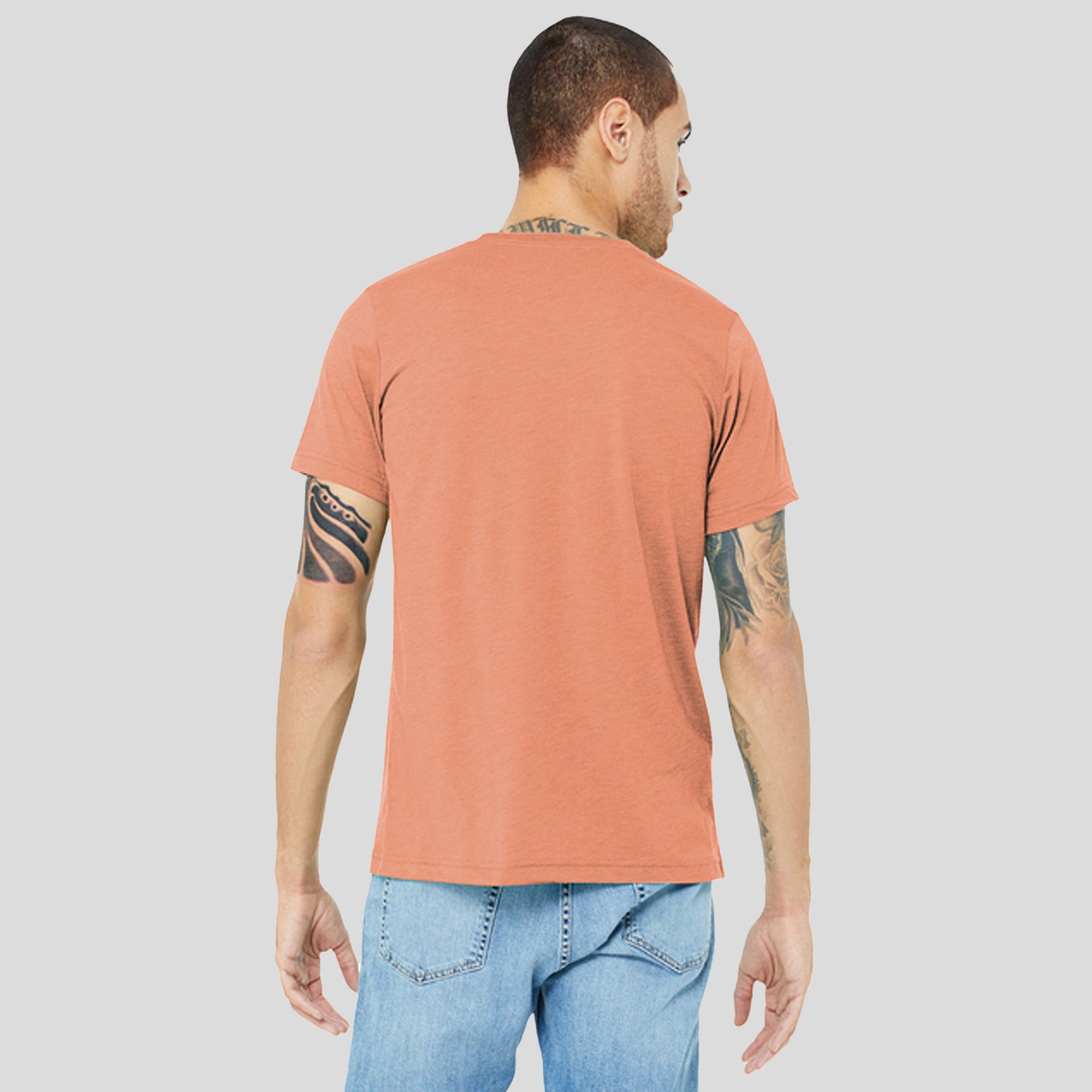Unisex Triblend Short Sleeve Tee | Sunset Triblend