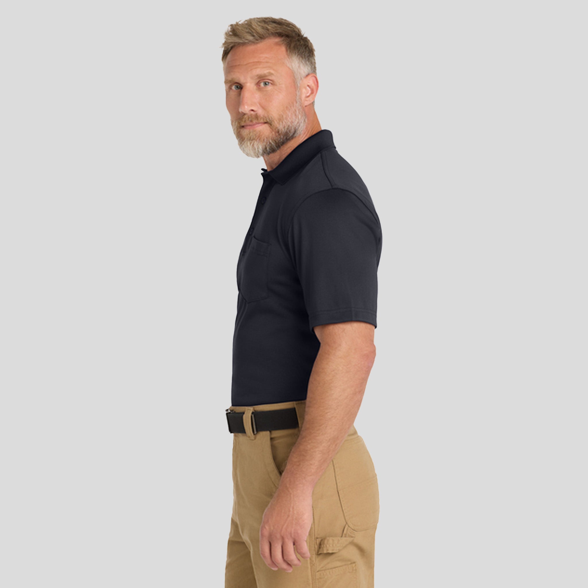Select Snag-Proof Pocket Polo | Dark Navy