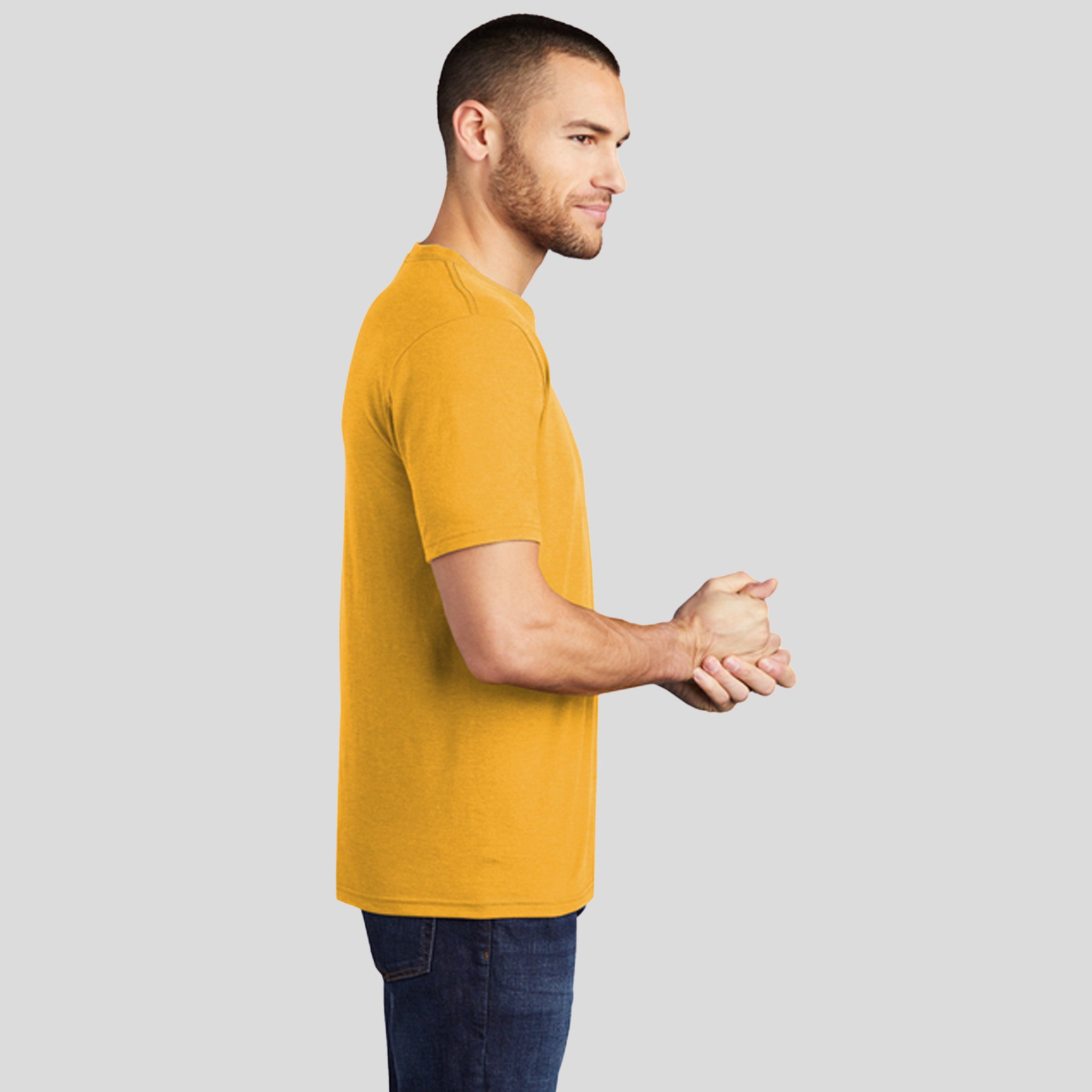 Perfect Tri® Tee | Ochre Yellow Heather