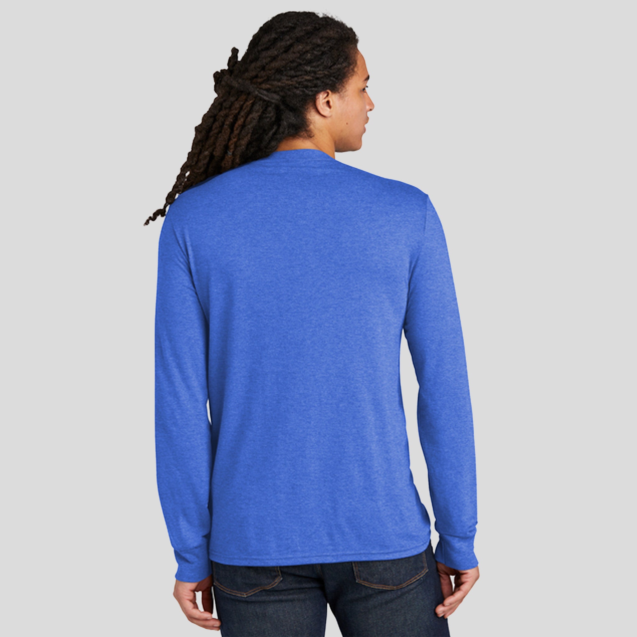 Perfect Tri® Long Sleeve Tee | Royal Frost