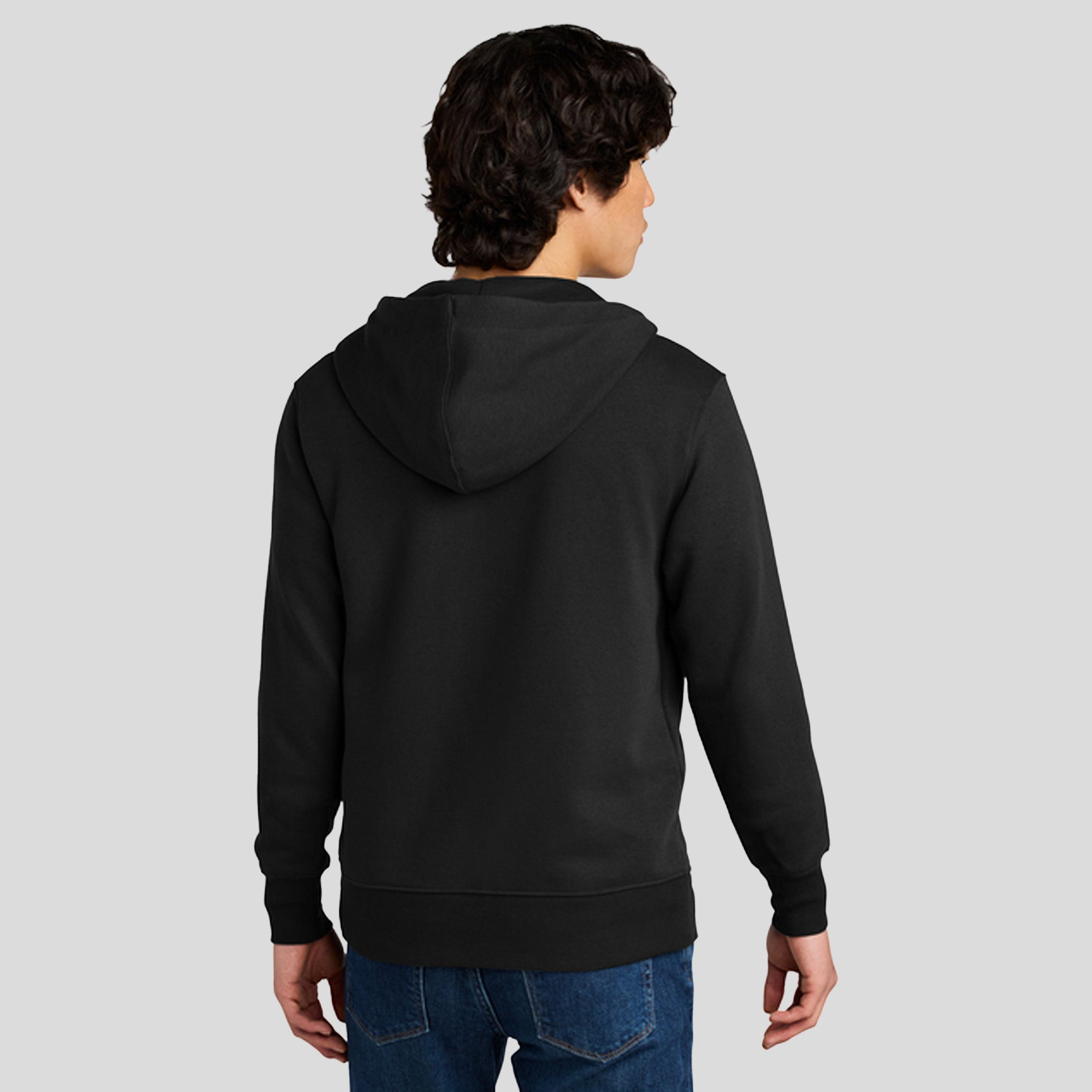 Perfect Weight® Fleece Full-Zip Hoodie | Jet Black