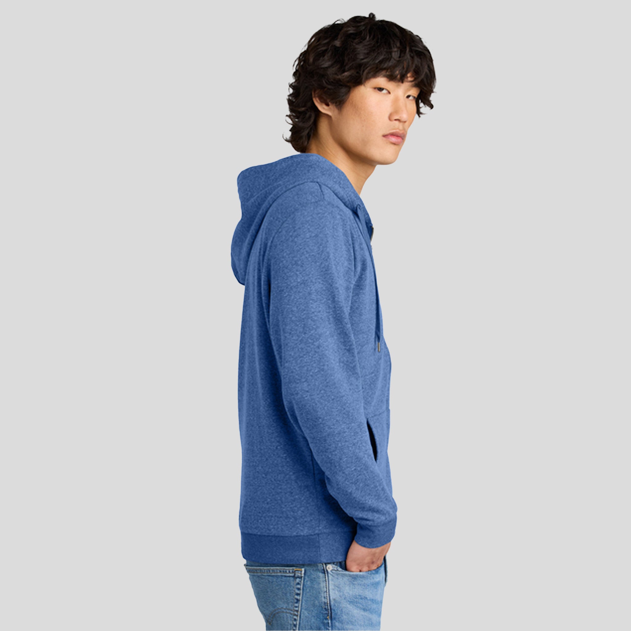 Perfect Tri® Fleece Full-Zip Hoodie | Royal Frost