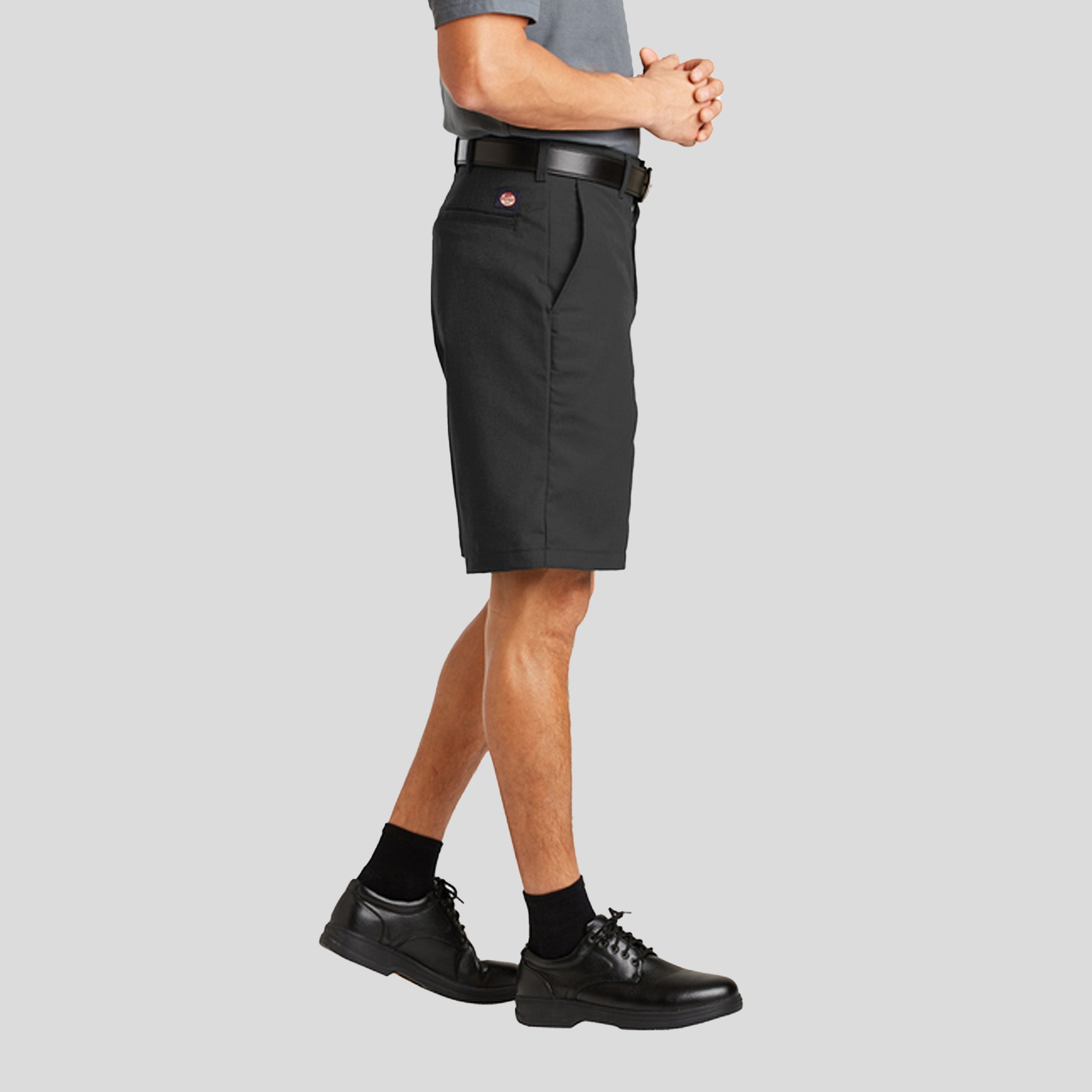 Men's Plain Front Shorts | Charcoal