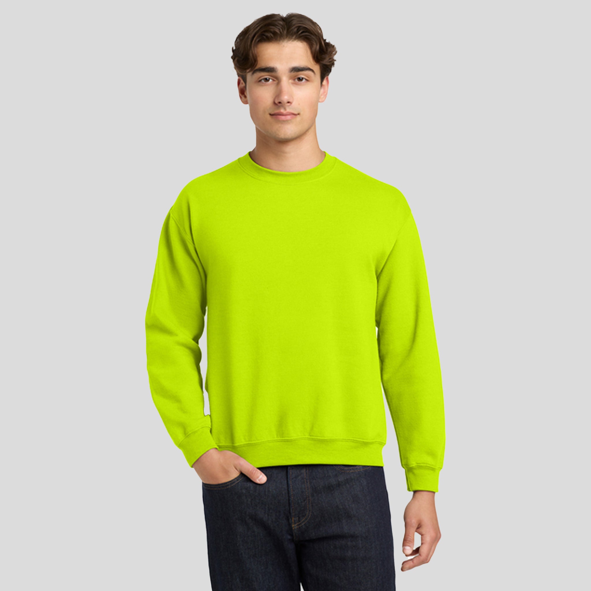 Heavy Blend™ Crewneck Sweatshirt | Safety Green