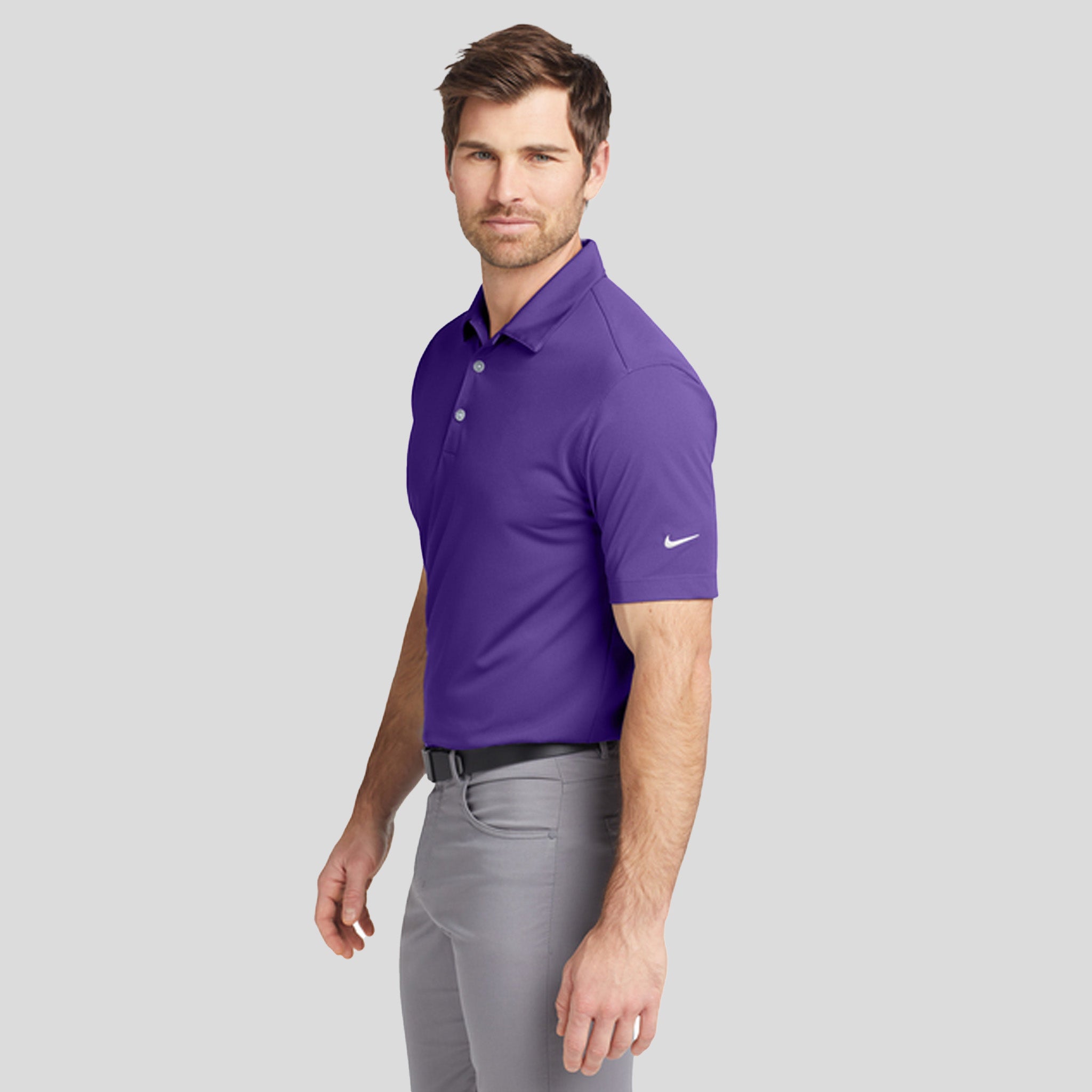 Dri-FIT Vertical Mesh Polo | Court Purple