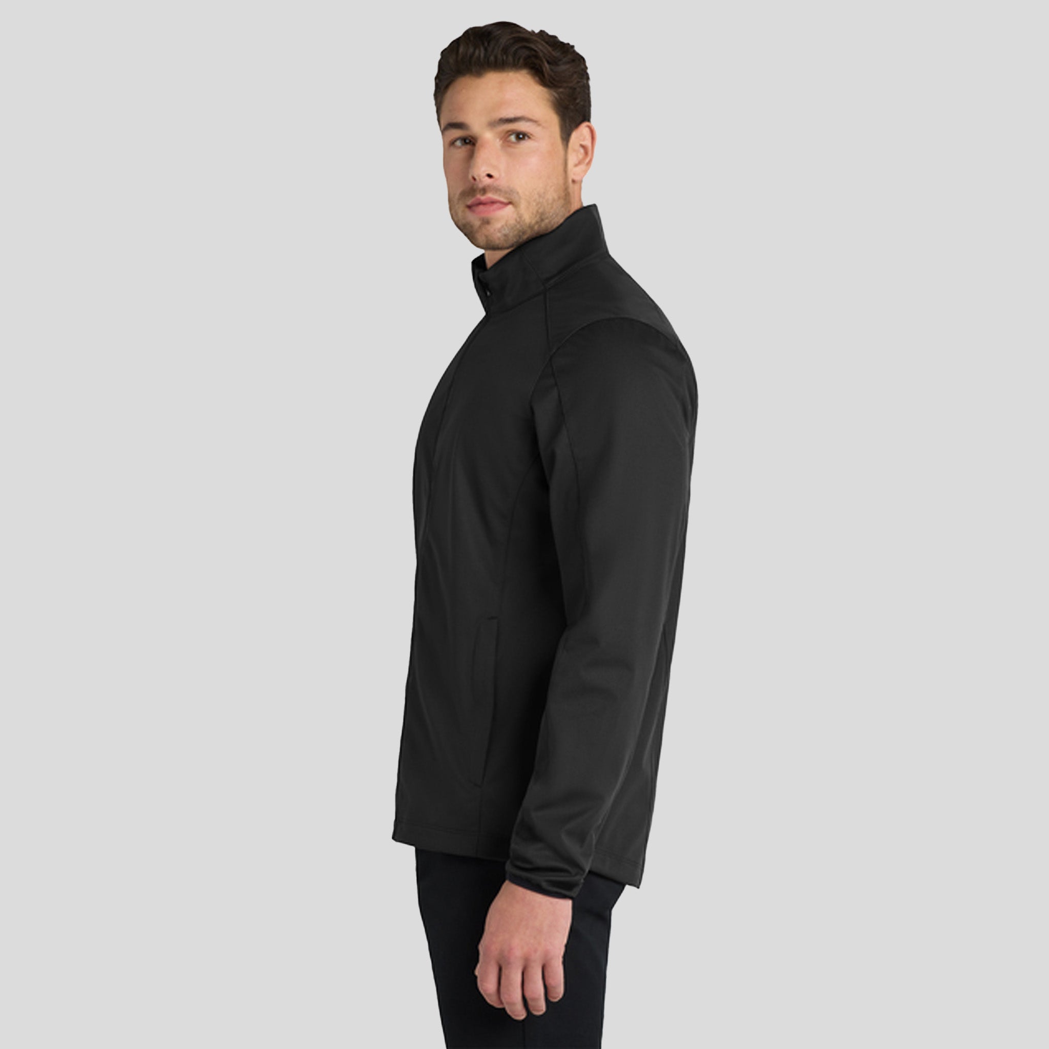 Active Soft Shell Jacket | Deep Black