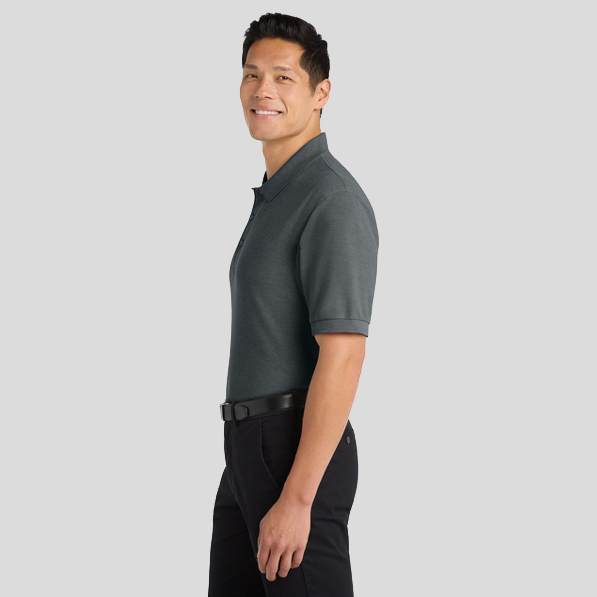 Silk Touch™ Polo | Steel Grey
