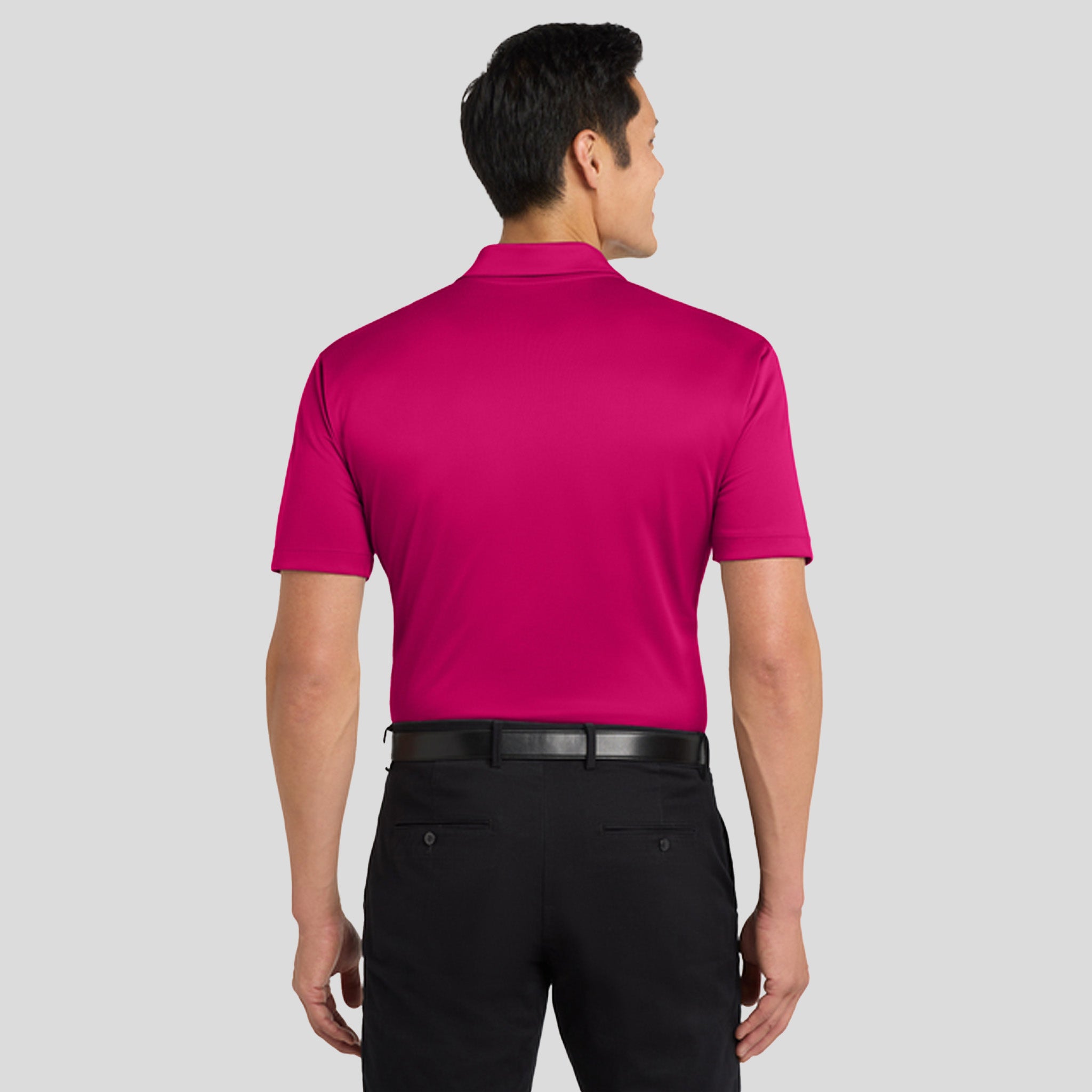 Men's Silk Touch™ Performance Polo | Pink Raspberry