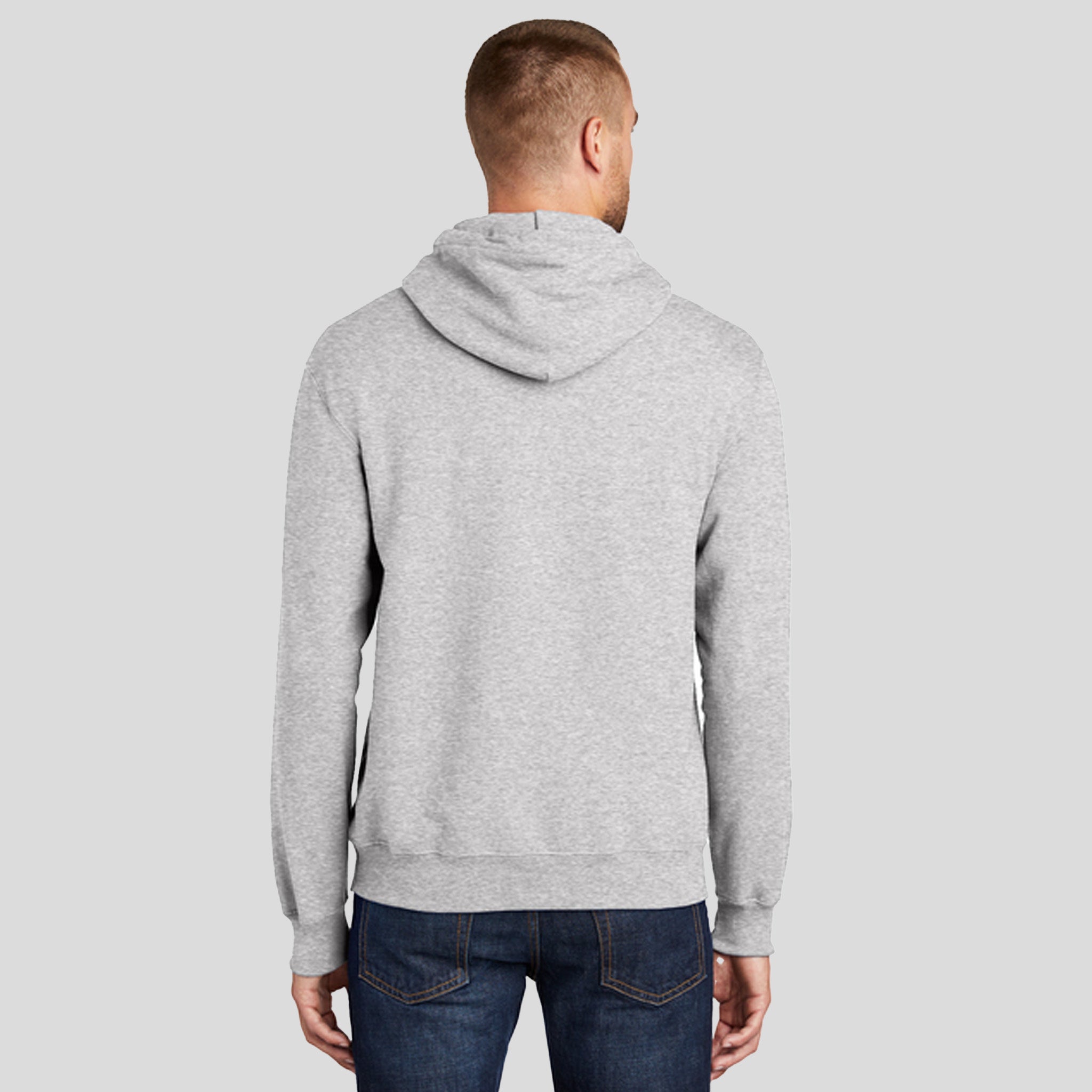 Tall Essential Fleece Pullover Hooded Sweatshirt | Ash
