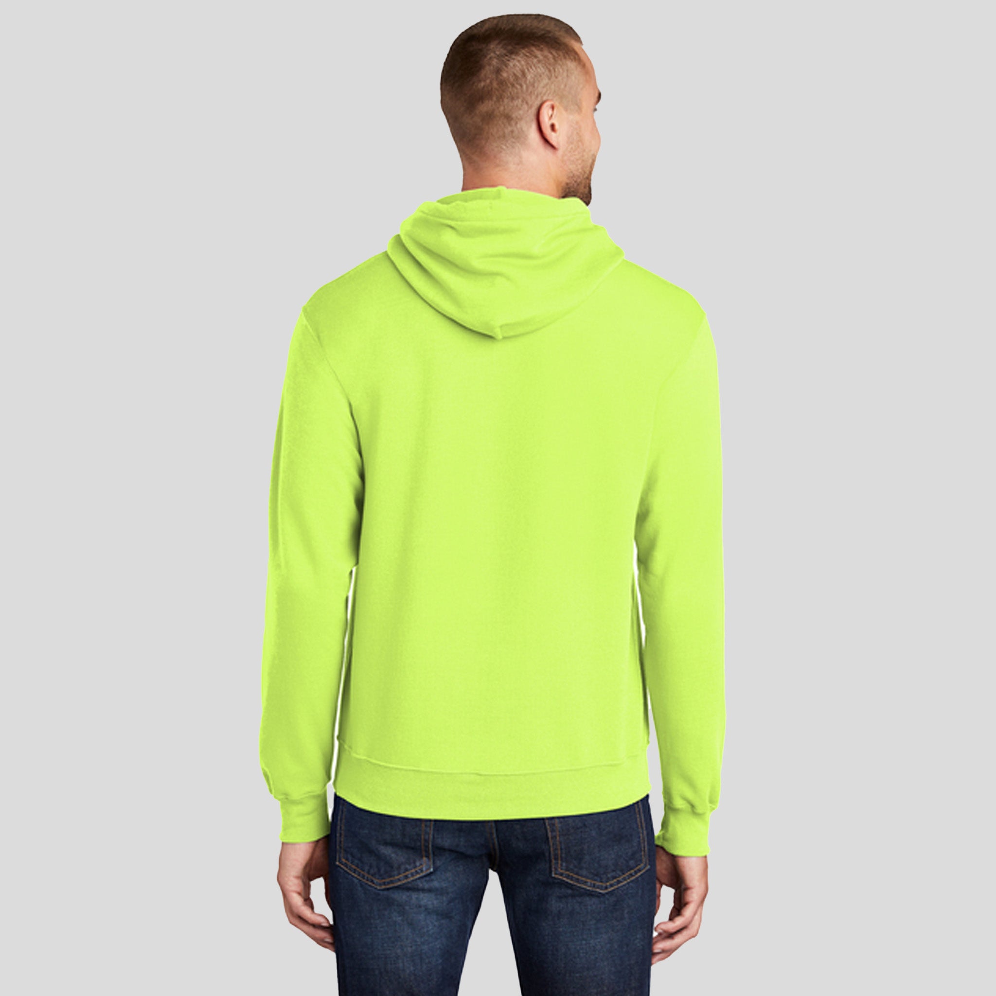 Core Fleece Pullover Hooded Sweatshirt | Neon Yellow