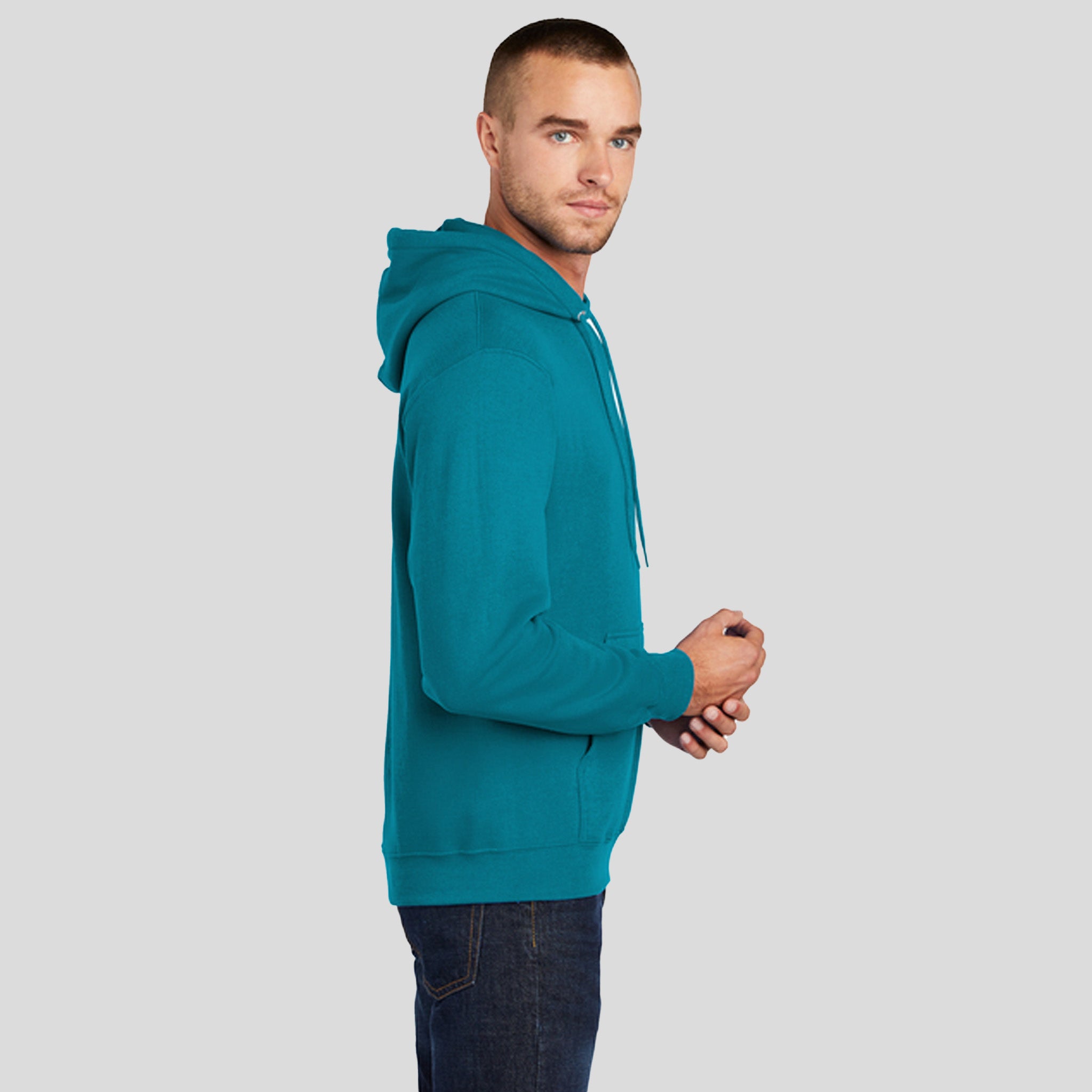 Core Fleece Pullover Hooded Sweatshirt | Teal