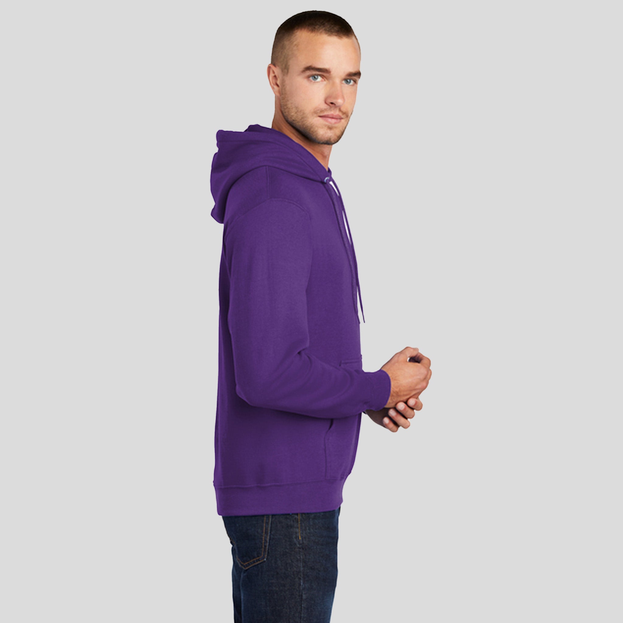 Core Fleece Pullover Hooded Sweatshirt | Team Purple