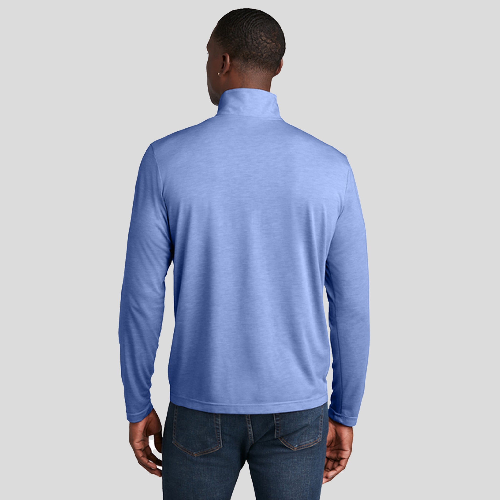 PosiCharge ® Tri-Blend Wicking 1/4-Zip Pullover | True Royal Heather
