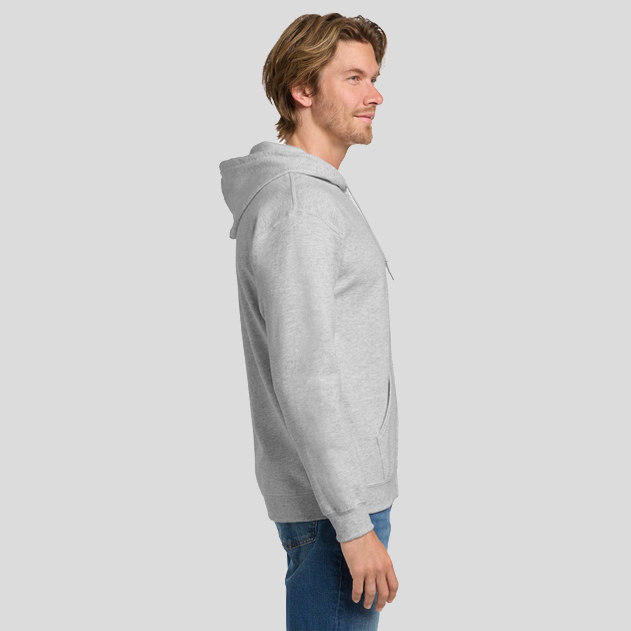 Heavy Blend™ Full-Zip Hooded Sweatshirt | Ash