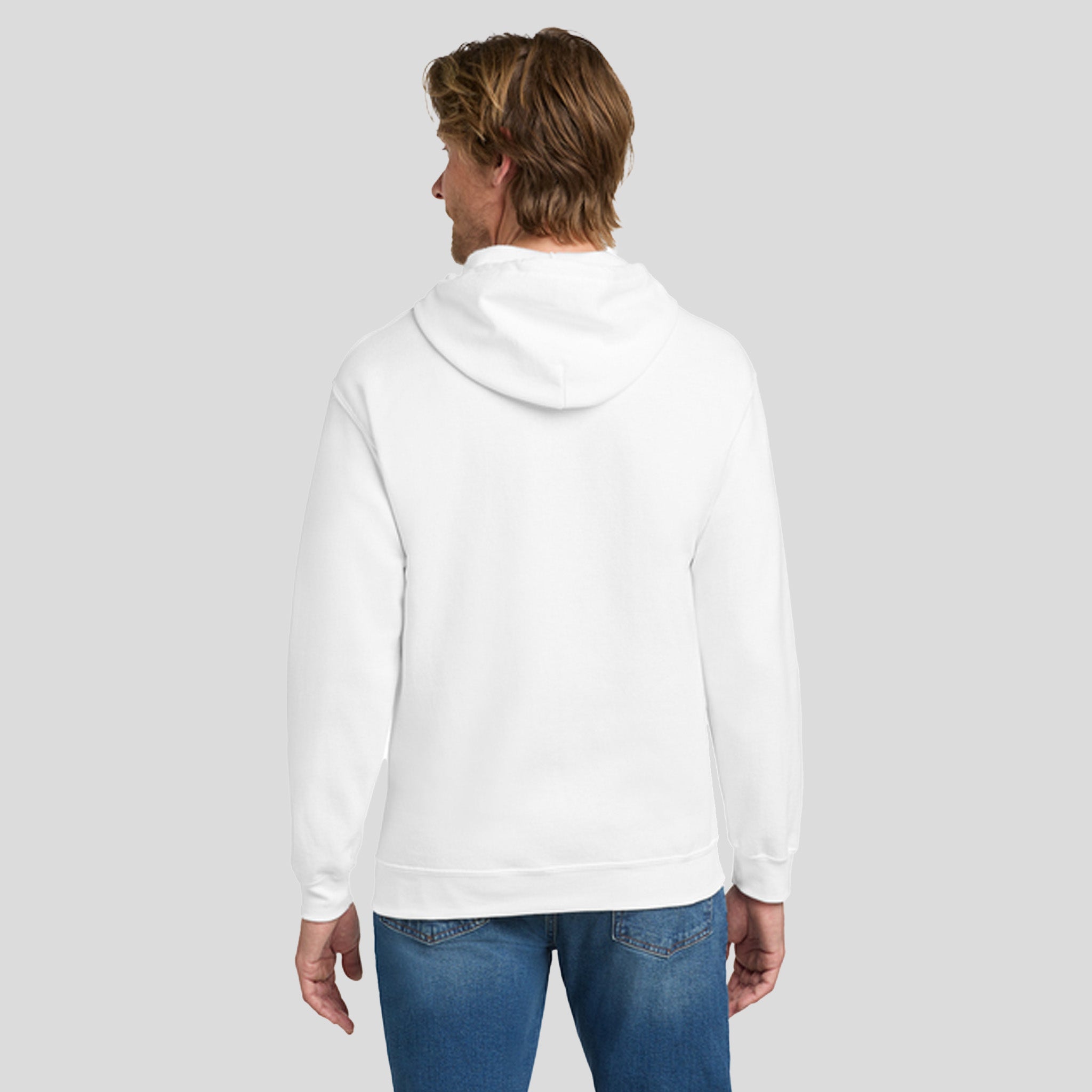 Heavy Blend™ Full-Zip Hooded Sweatshirt | White