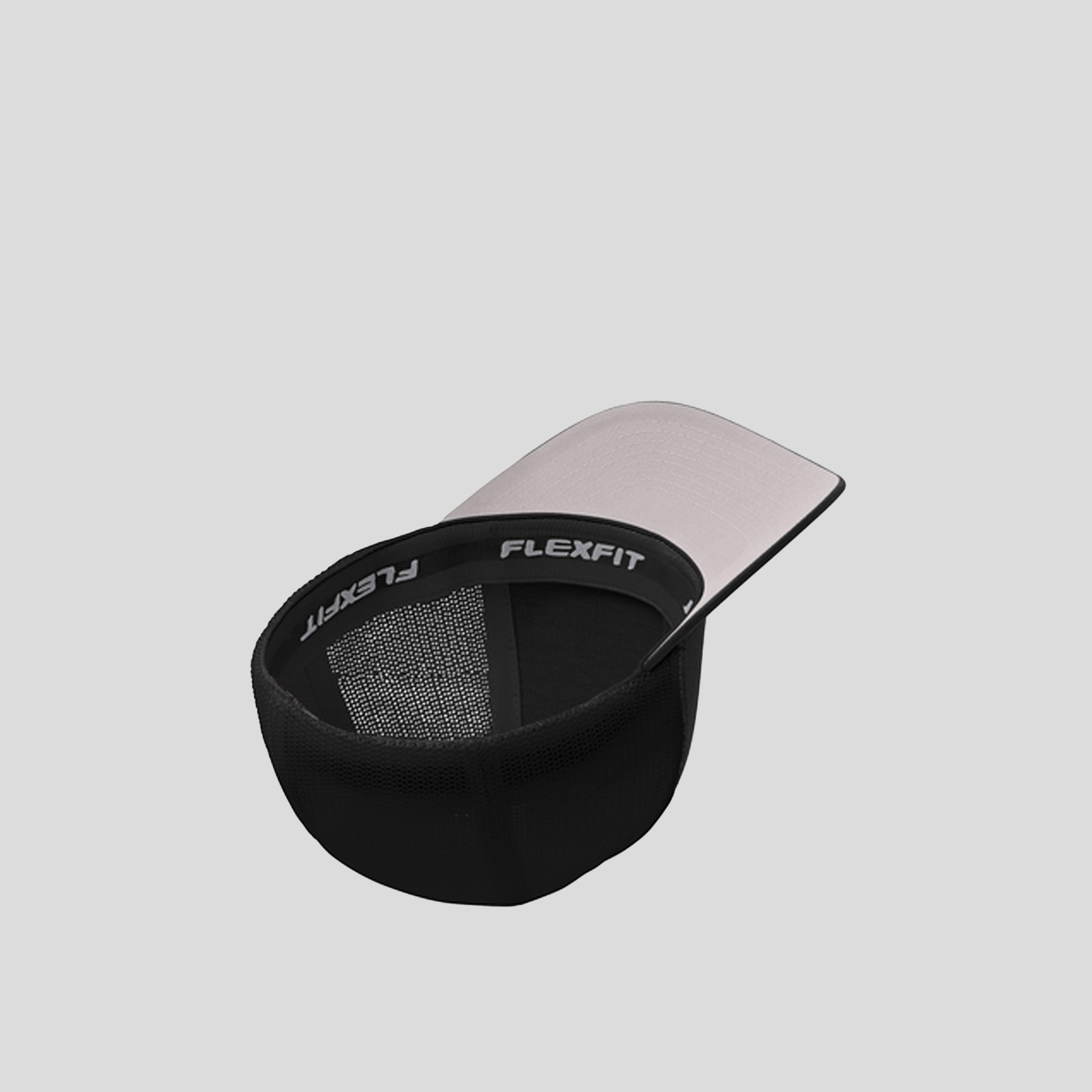 Flexfit® Mesh Back Cap | Black/Black