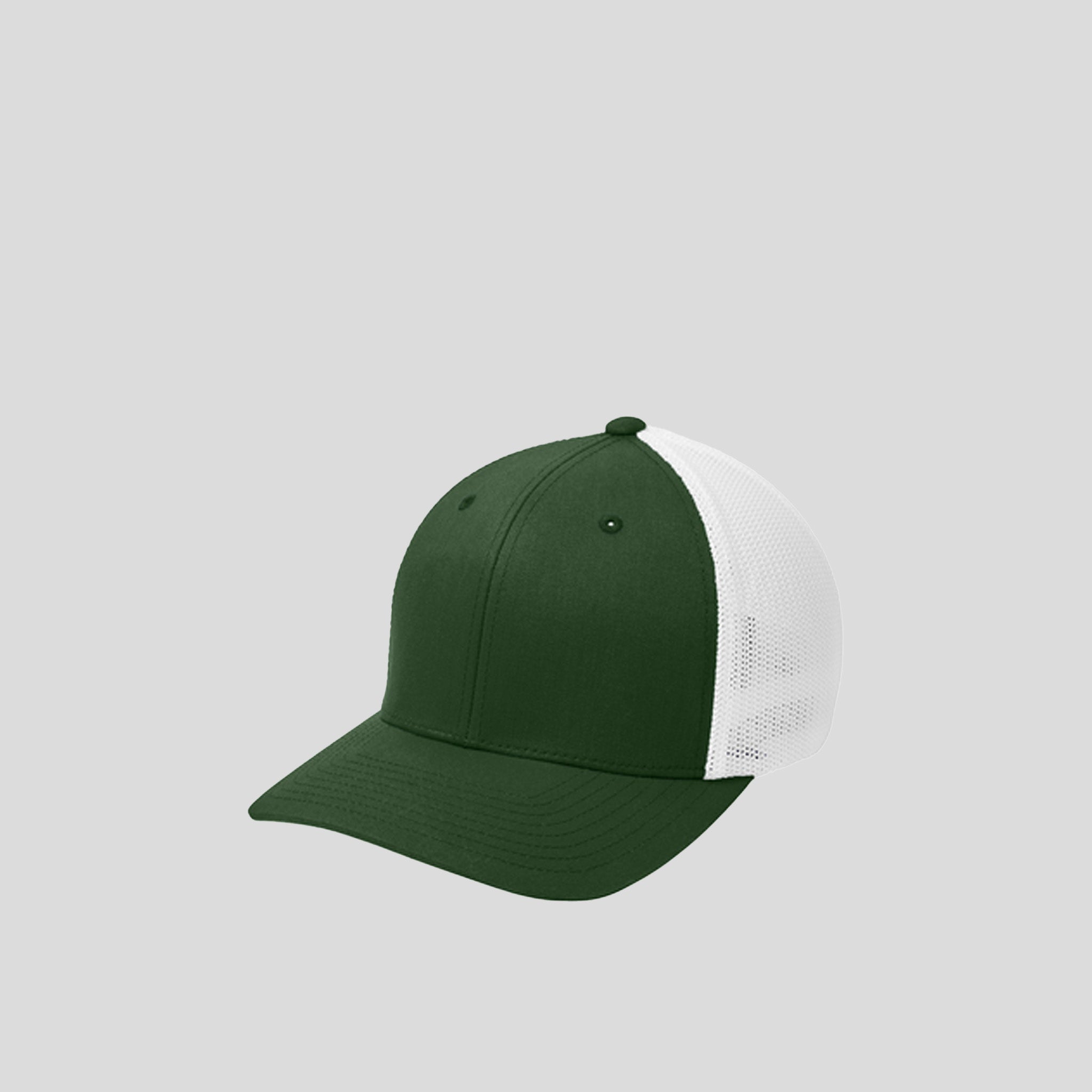 Flexfit® Mesh Back Cap | Forest Green/White