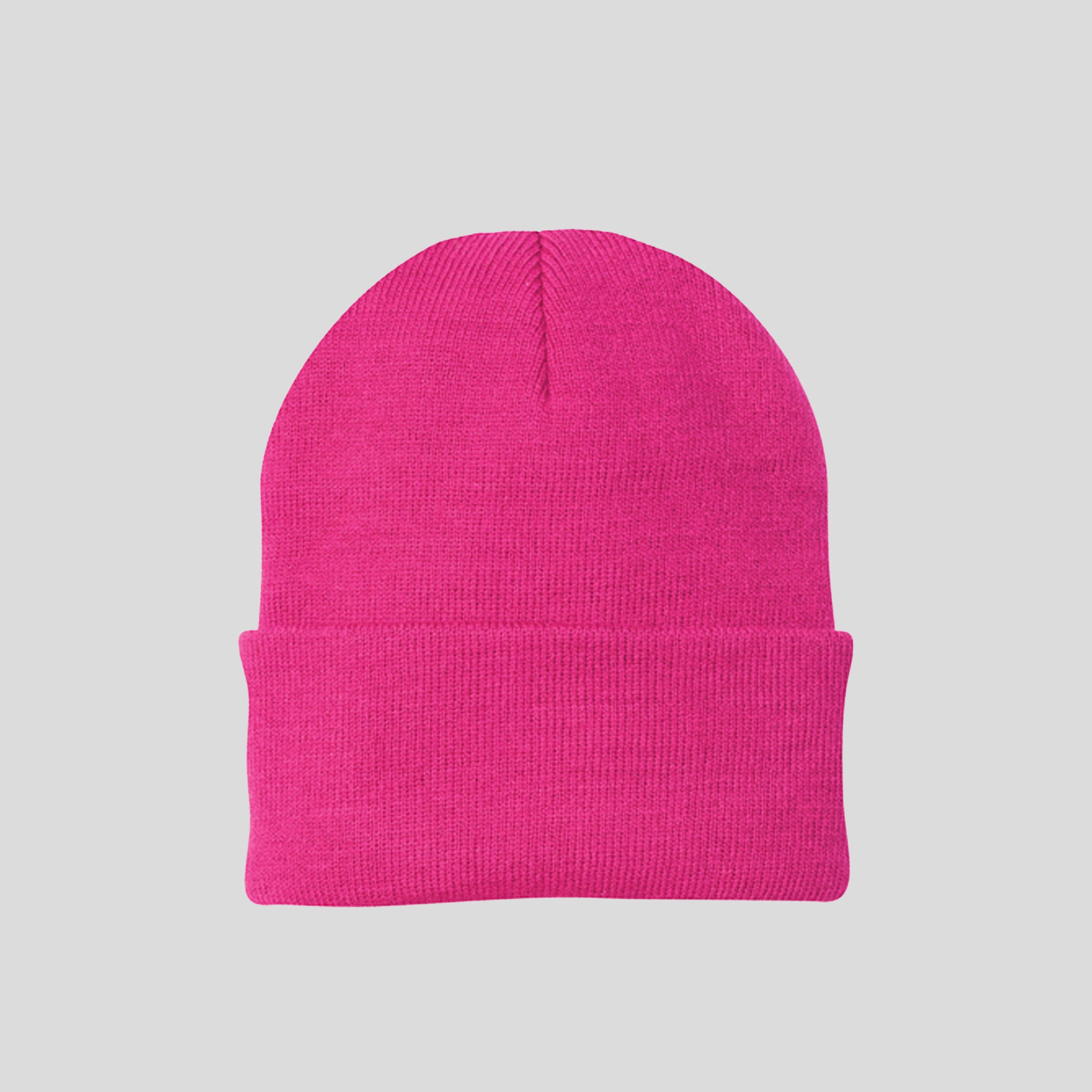 Knit Cap | Neon Pink Glo