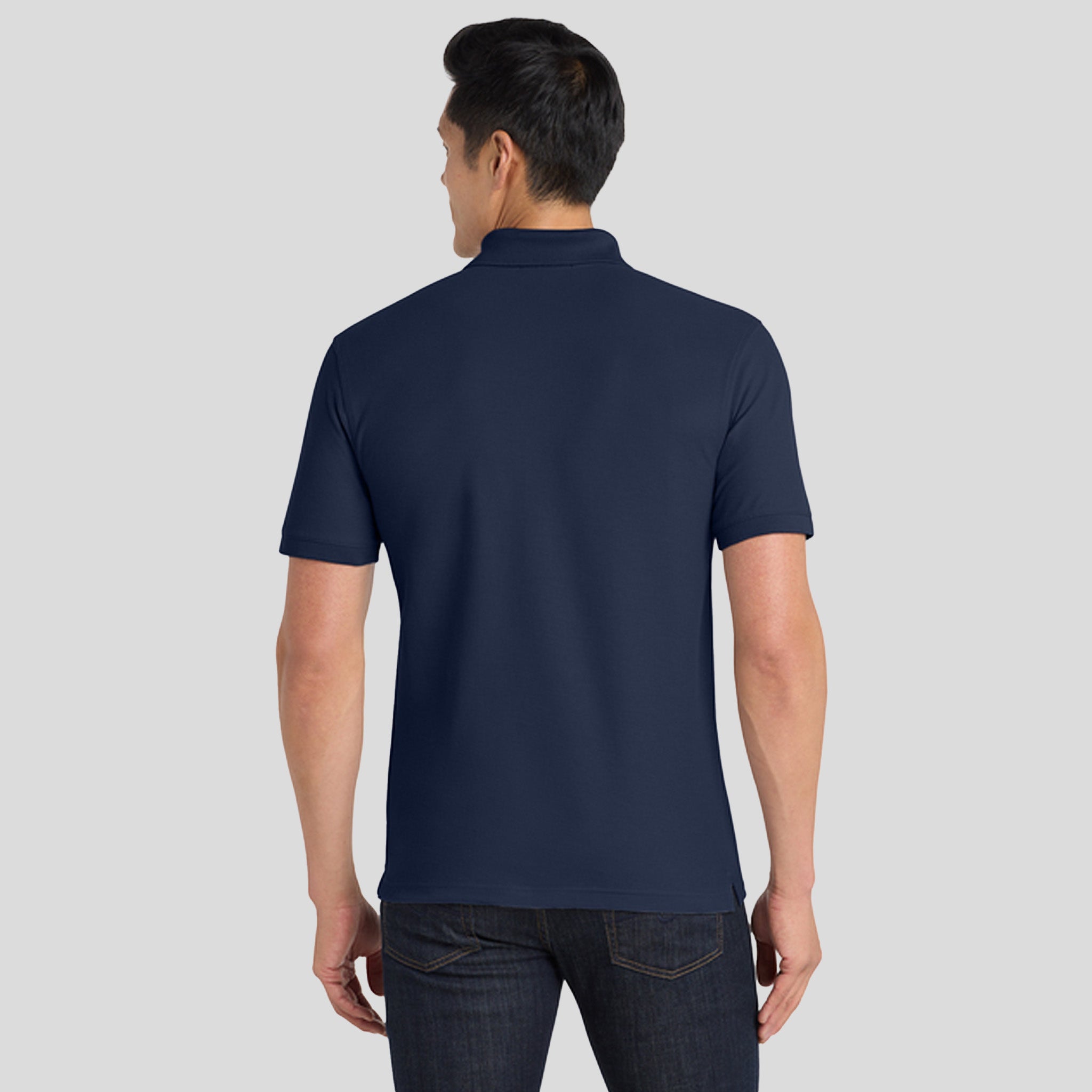 Men's Core Classic Pique Polo | Rich Blue Navy